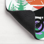 Motorrad, Fallschirme und im Freien Mousepad (Ecke)