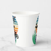 Motorrad, Fallschirme und im Freien Pappbecher (Rechts)