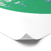 Motorrad, Fallschirme und im Freien Poster (Ecke)