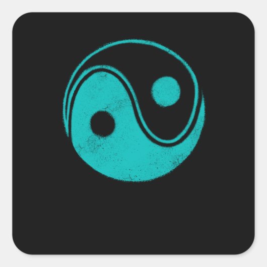 Motorrad-Flamme Biker Cool Motorradfahrer Quadratischer Aufkleber (Vorderseite)