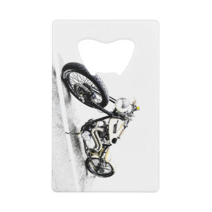 Motorrad-Flaschenöffner aus nicht rostendem Stahl Geldbeutel Flaschenöffner