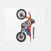Motorrad Fleecedecke (Vorderseite (Horizontal))
