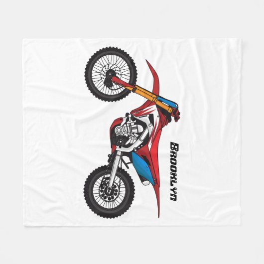 Motorrad Fleecedecke (Vorderseite (Horizontal))