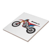 Motorrad Fliese (Seite)
