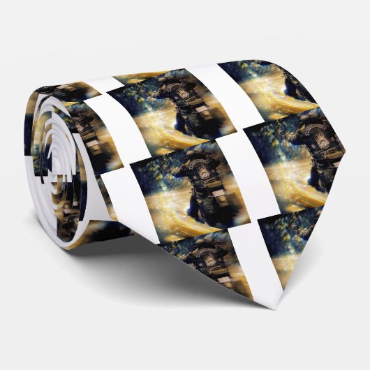 Motorrad-Flyer Krawatte (Gerollt)