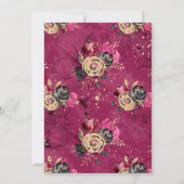 Motorrad Foto Bridal Dusche Einladung (Rückseite)