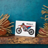 Motorrad Fotoplatte (Seite)