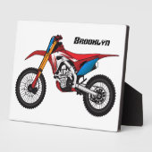 Motorrad Fotoplatte (Seite)