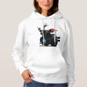 Motorrad-Frauen Hoodie (Vorderseite)