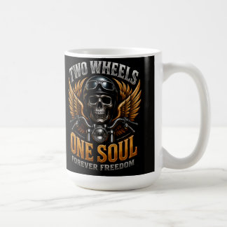 🦅 Motorrad-Freiheitsgrafik für Fahrer 🏍️ Kaffeetasse