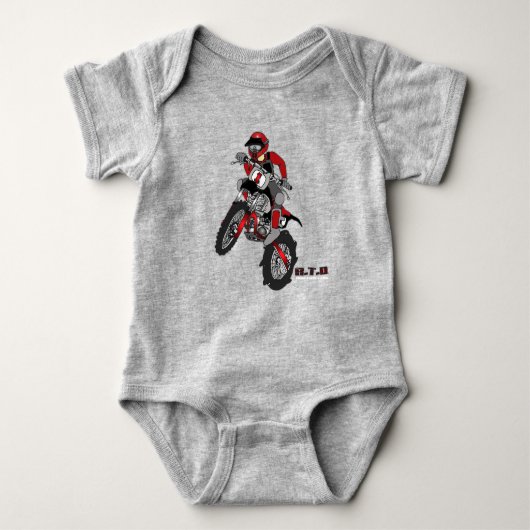 Motorrad für Baby Baby Strampler (Vorderseite)