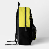 Motorrad für Black & Gold Boy Bedruckter Rucksack (Links)