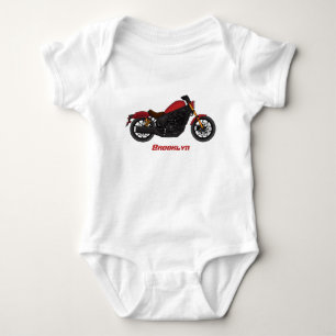 Motorrad für coole Kreuzfahrten Baby Strampler