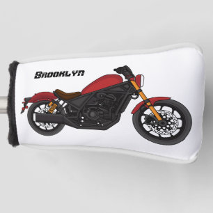 Motorrad für coole Kreuzfahrten Golf Headcover