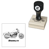 Motorrad für coole Kreuzfahrten Gummistempel (Stempel)