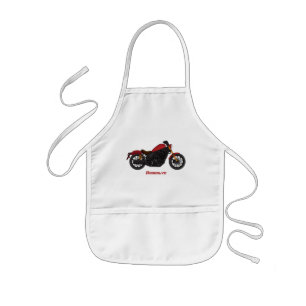 Motorrad für coole Kreuzfahrten Kinderschürze