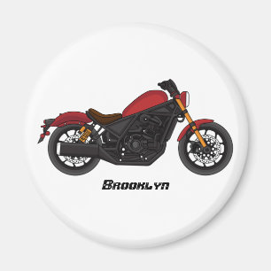 Motorrad für coole Kreuzfahrten Magnet