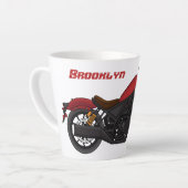 Motorrad für coole Kreuzfahrten Milchtasse (Linke Ecke)