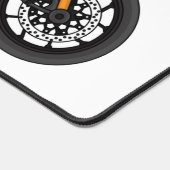 Motorrad für coole Kreuzfahrten Schreibtischunterlage (Ecke)