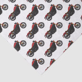 Motorrad für coole Kreuzfahrten Seidenpapier (Ausschnitt)