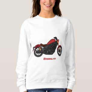 Motorrad für coole Kreuzfahrten Sweatshirt