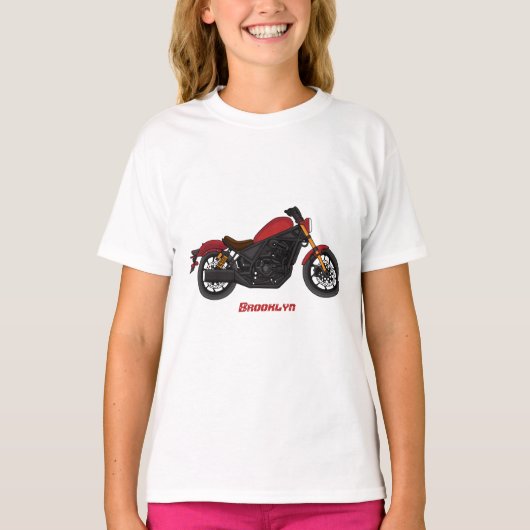 Motorrad für coole Kreuzfahrten T-Shirt (Vorderseite)