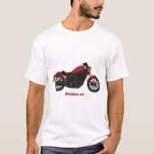 Motorrad für coole Kreuzfahrten T-Shirt (Vorderseite)