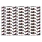 Motorrad für coole Kreuzfahrten Tischdecke (Vorderseite (Horizontal))