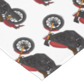 Motorrad für coole Kreuzfahrten Tischdecke (Schrägansicht)