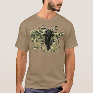 Motorrad für die amerikanische Flagge138 T-Shirt