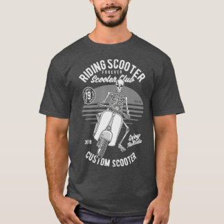 Motorrad für Vintage Motorroller T-Shirt