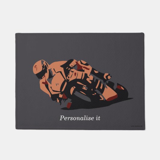 Motorrad Fußmatte (Vorderseite)