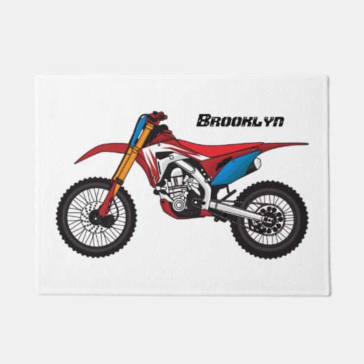 Motorrad Fußmatte (Vorderseite)