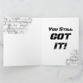 Motorrad "Geburtstag 50. noch Got Karte (Innenseite)