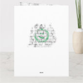 Motorrad "Geburtstag 50. noch Got Karte (Rückseite)