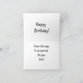 Motorrad Geburtstag Karte (Innenseite)