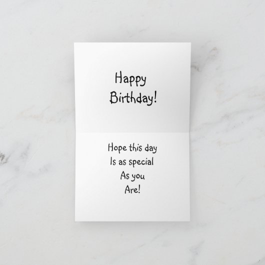 Motorrad Geburtstag Karte (Innenseite)