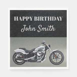 Motorrad Geburtstagsparty Napkins Serviette