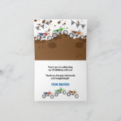 Motorrad geklappt dank Karte Dirt Bike (Innenseite)