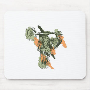Motorrad - Geländefahrer Mousepad