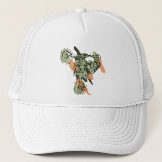 Motorrad - Geländefahrer Truckerkappe (Vorderseite)