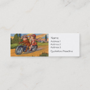 Motorrad-Geschäftskarte Mini Visitenkarte