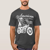 Motorrad-Geschenk für Indianer T-Shirt (Vorderseite)