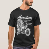 Motorrad-Geschenk für indische Biker T-Shirt (Vorderseite)