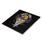 Motorrad-Geschenk für Motorradliebhaber Fliese (Seite)