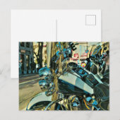 Motorrad-Geschenk Postkarte (Vorne/Hinten)