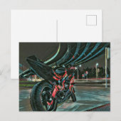 Motorrad-Geschenke für Freund Postkarte (Vorne/Hinten)