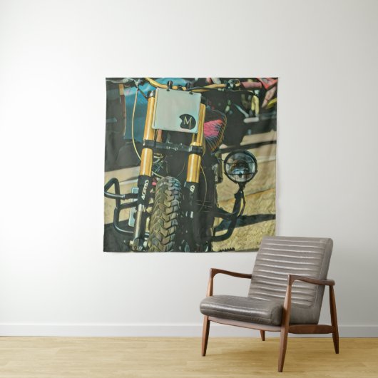 Motorrad-Geschenke Wandteppich (Beispiel)