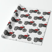 Motorrad Geschenkpapier (Ungerollt)