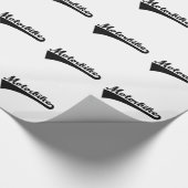 Motorrad Geschenkpapier (Ecke)